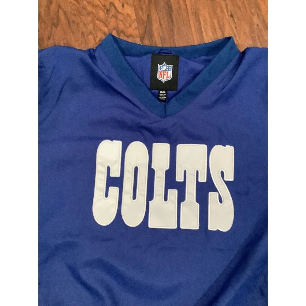 Indianapolis Colts XLarge  GIII  Apparel Windbreaker Pullover Jacket NFL V-Neck